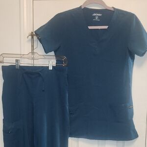 Jockey Caribbean Blue Scrub Set